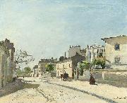 Johan Barthold Jongkind Rue Notre-Dame, Paris painting
